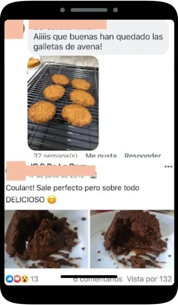 Opinión de alumna. Galletas de avena y Coulant del curso Dulces Saludables de Lucía Gómez