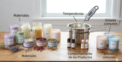 Materiales para hacer Velas Artesanales