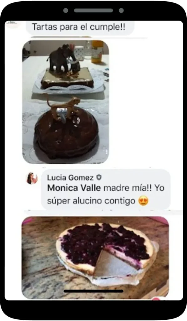 Opinión de alumna. Tartas de cumpleaños del curso Dulces Saludables de Lucía Goméz