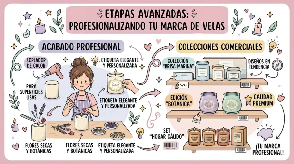 Etapa Avanzada Crea Velas Artesanales con tus manos