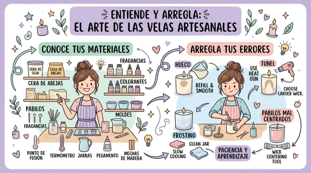 Materiales y Mezclas Velas Artesanales