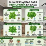Las 7 mejores plantas para hidroponía en casa.