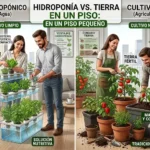 Cultivar en agua o en tierra. Sus diferencias